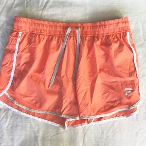 Fila sport bright Orange jogging shorts
